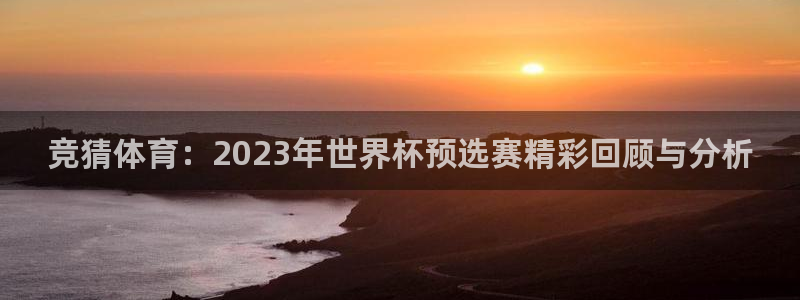 熊猫直播间：竞猜体育：2023年世界杯预选赛精彩回顾与分析